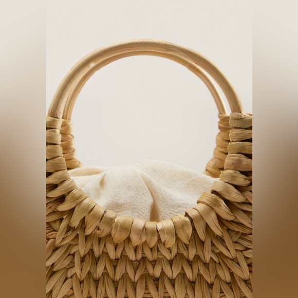 Mini Rattan Tote Bag - Picture 6 of 6